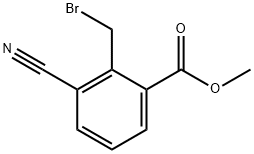 Methyl 3-bromomethyl-4-cyanobenzoate Structure