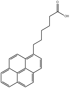 1-PYRENEHEXANOIC ACID Structure