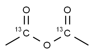 ACETIC ANHYDRIDE (1,1'-13C2) Structure