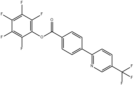 Pentafluorophenyl 4-[5-(trifluoromethyl)pyridin-2-yl]benzoate Structure