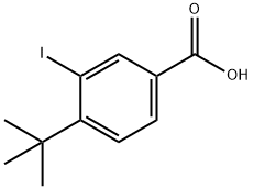 4-tert-butyl-3-iodobenzoic acid Structure