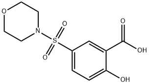 2-HYDROXY-5-(MORPHOLINE-4-SULFONYL)-BENZOIC ACID Structure