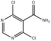 4,6-DICHLORO-5-PYRIMIDINECARBOXAMIDE Structure