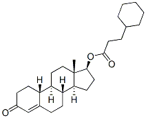 17beta-hydroxyestr-4-en-3-one 17-(3-cyclohexylpropionate) Structure