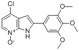 1H-Pyrrolo[2,3-b]pyridine,4-chloro-2-(3,4,5-trimethoxyphenyl)-,7-oxide Structure
