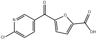5-(6-CHLORONICOTINOYL)-2-FUROIC ACID Structure