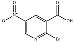 2-BROMO-5-NITRONICOTINIC ACID Structure