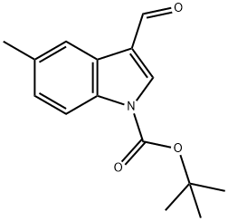 1-Boc-5-methyl-3-formylindole Structure