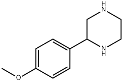 2-(4-METHOXY-PHENYL)-PIPERAZINE Structure