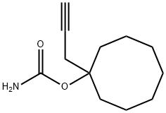 Carbamic acid, 1-(2-propynyl)cyclooctyl ester (6CI,7CI) Structure