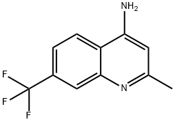 4-AMINO-2-METHYL-7-(TRIFLUOROMETHYL)QUINOLINE Structure
