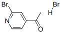 1-(2-BROMOPYRIDIN-4-YL)ETHANONE HYDROBROMIDE Structure