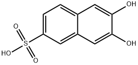 6,7-Dihydroxynaphthalene-2-sulfonic acid Structure