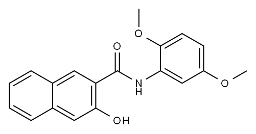 N-(2,5-Dimethoxyphenyl)-3-hydroxy-2-naphthamide Structure