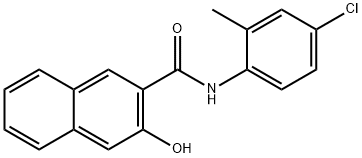 4'-Chloro-3-hydroxy-2'-methyl-2-naphthanilide Structure