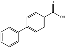 4-Biphenylcarboxylic acid Structure