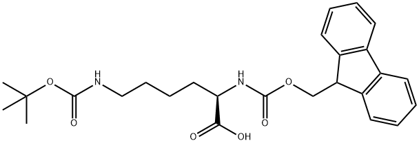 FMOC-D-Lys(BOC)-OH Structure