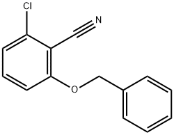2-chloro-6-benzyloxybenzonitrile Structure