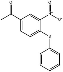1-[3-NITRO-4-(PHENYLTHIO)PHENYL]ETHAN-1-ONE Structure
