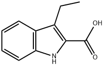 3-ETHYL-1H-INDOLE-2-CARBOXYLIC ACID Structure