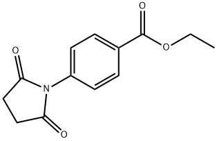 ETHYL 4-(2,5-DIOXOTETRAHYDRO-1H-PYRROL-1-YL)BENZOATE Structure