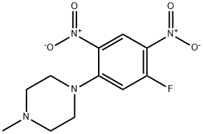 1-(5-FLUORO-2,4-DINITROPHENYL)-4-METHYLPIPERAZINE Structure