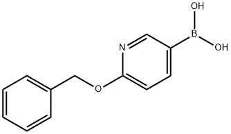 2-Benzyloxy-pyridine-5-boronic acid Structure