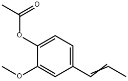 1-ACETOXY-2-METHOXY-4-(1-PROPENYL)BENZENE Structure