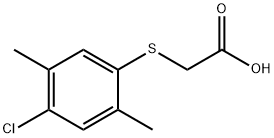 [(4-chloro-2,5-dimethylphenyl)thio]acetic acid Structure
