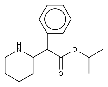 dl-threo-Ritalinic Acid Isopropyl Ester Structure
