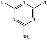 2-Amino-4,6-dichlorotriazine Structure