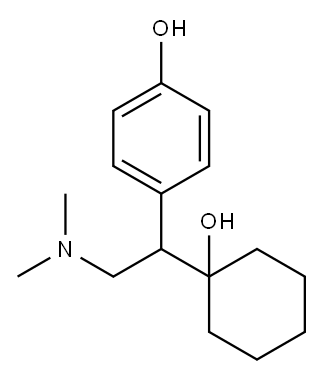 O-Desmethylvenlafaxine Structure