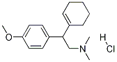 (2RS)-2-(Cyclohex-1-enyl)-2-(4-Methoxyphenyl)-N,N-diMethylethanaMine Hydrochloride Structure