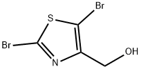 2,5-DIBROMO-4-(HYDROXYMETHYL)THIAZOLE Structure