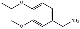 3-METHOXY-4-ETHOXYBENZYLAMINE Structure