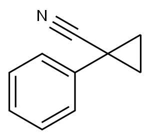 1-PHENYL-1-CYCLOPROPANECARBONITRILE Structure