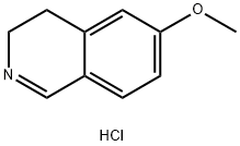 3,4-Dihydro-6-methoxyisoquinoline hydrochloride Structure