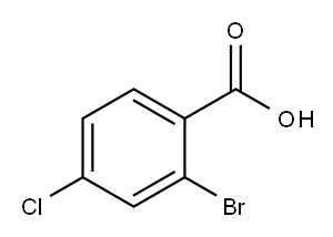 2-Bromo-4-chlorobenzoic acid Structure