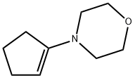 N-(1-Cyclopenten-1-yl)morpholine Structure