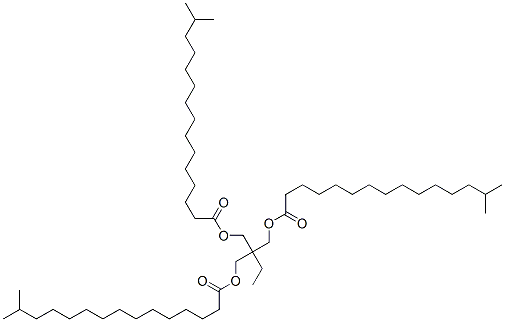 2-ethyl-2-[[(1-oxoisohexadecyl)oxy]methyl]-1,3-propanediyl diisohexadecanoate Structure