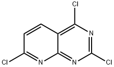 2,4,7-Trichloropyrido[2,3-d]pyrimidine Structure