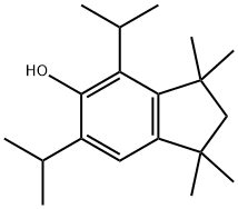 4,6-bis(isopropyl)-1,1,3,3-tetramethylindan-5-ol  Structure
