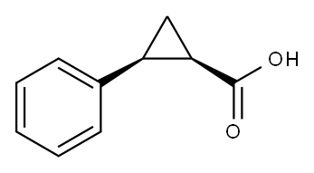 cis-2-Phenylcyclopropanecarboxylicacid Structure