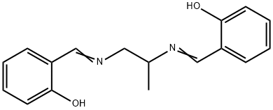 N,N'-BIS(SALICYLIDENE)-1,2-PROPANEDIAMINE Structure