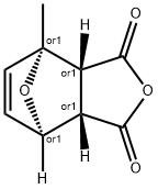 1-Methyl-7-oxabicyclo[2.2.1]-5-heptene-2,3-dicarboxylicanhydride Structure