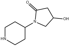 4-HYDROXY-1-PIPERIDIN-4-YL-PYRROLIDIN-2-ONE
 Structure
