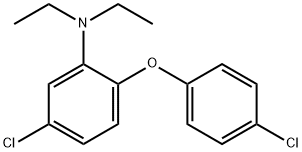 5-chloro-2-(4-chlorophenoxy)-N,N-diethylaniline Structure