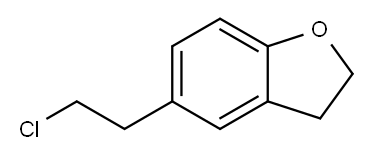 5-(2-chloroethyl)-2,3-dihydrobenzofuran Structure