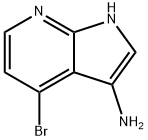 1H-Pyrrolo[2,3-b]pyridin-3-amine, 4-bromo- Structure
