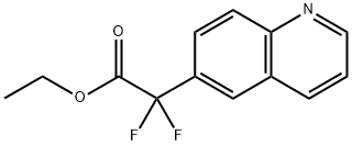 ethyl2,2-difluoro-2-(quinolin-6-yl)acetate Structure
